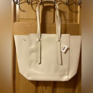 Ulta Beauty tote NWT faux pebbled leather tote bag